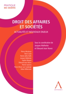 Image for Droit Des Affaires Et Societes: Actualites Et Nouveaux Enjeux (Droit Belge)