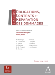 Image for Obligations, contrats et reparation des dommages: Les codes.