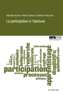 Image for La Participation A l'Epreuve