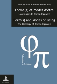 Forme(s) et modes d'etre / Form(s) and Modes of Being