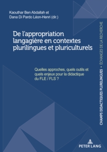 Image for De l'appropriation langagi?re en contextes plurilingues et pluriculturels