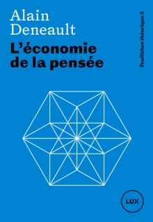 Image for L'economie de la pensee