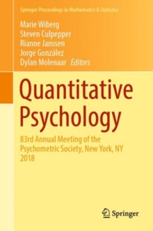 Image for Quantitative psychology: the 83rd Annual Meeting of the Psychometric Society, New York, NY, 2018