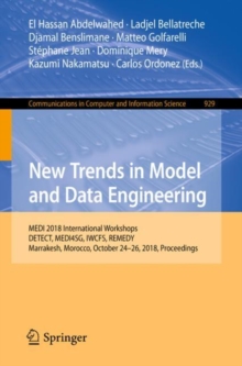 Image for New trends in model and data engineering: MEDI 2018 International Workshops, DETECT, MEDI4SG, IWCFS, REMEDY, Marrakesh, Morocco, October 24-26, 2018, proceedings