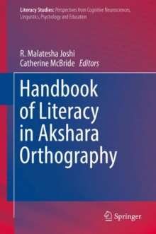 Image for Handbook of literacy in Akshara orthography
