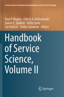 Image for Handbook of Service Science, Volume II
