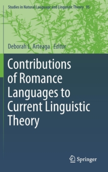 Image for Contributions of Romance languages to current linguistic theory