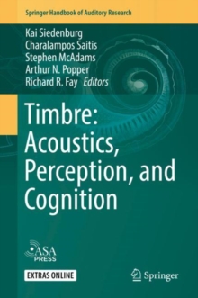 Image for Timbre  : acoustics, perception, and cognition
