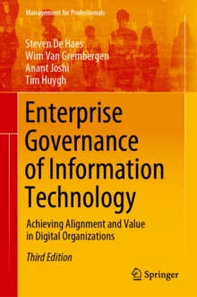 Image for Enterprise Governance of Information Technology: Achieving Alignment and Value in Digital Organizations