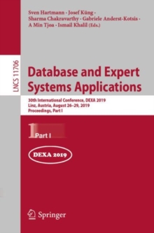 Image for Database and expert systems applications: 30th International Conference, DEXA 2019, Linz, Austria, August 26-29, 2019, Proceedings.