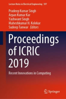 Image for Proceedings of Icric 2019: Recent Innovations in Computing