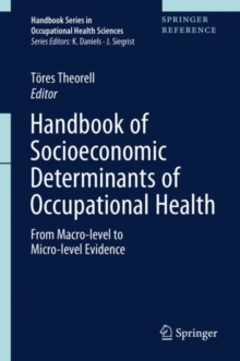 Image for Handbook of Socioeconomic Determinants of Occupational Health