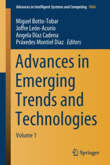 Image for Advances in Emerging Trends and Technologies : Volume 1