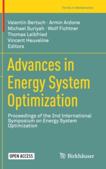 Image for Advances in Energy System Optimization : Proceedings of the 2nd International Symposium on Energy System Optimization