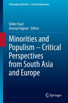 Image for Minorities and Populism - Critical Perspectives from South Asia and Europe