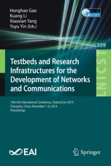 Image for Testbeds and Research Infrastructures for the Development of Networks and Communications