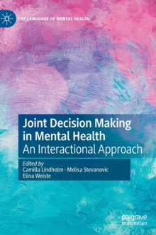 Image for Joint decision making in mental health  : an interactional approach