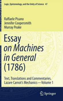 Image for Essay on Machines in General (1786)