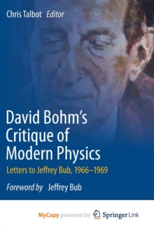 Image for David Bohm's Critique of Modern Physics