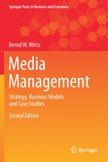 Image for Media management  : strategy, business models and case studies