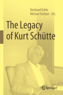 Image for The Legacy of Kurt Schutte