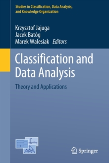 Image for Classification and Data Analysis : Theory and Applications