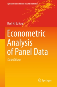 Image for Econometric Analysis of Panel Data
