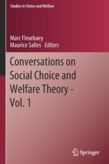 Image for Conversations on Social Choice and Welfare Theory - Vol. 1