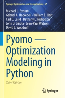 Image for Pyomo — Optimization Modeling in Python