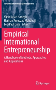 Image for Empirical International Entrepreneurship : A Handbook of Methods, Approaches, and Applications