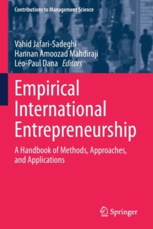 Image for Empirical international entrepreneurship  : a handbook of methods, approaches, and applications