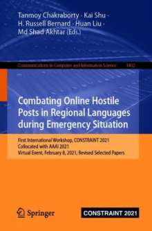 Image for Combating Online Hostile Posts in Regional Languages during Emergency Situation
