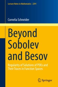 Image for Beyond Sobolev and Besov: Regularity of Solutions of PDEs and Their Traces in Function Spaces