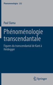 Image for Phenomenologie transcendantale