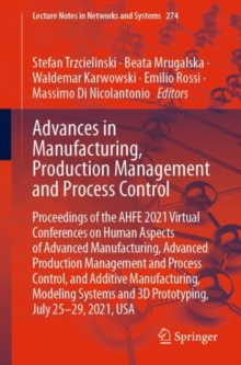 Image for Advances in Manufacturing, Production Management and Process Control