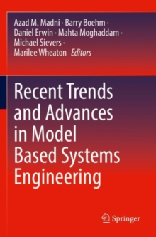 Image for Recent trends and advances in model based systems engineering