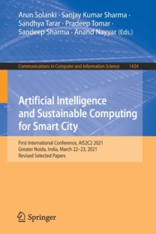 Image for Artificial Intelligence and Sustainable Computing for Smart City