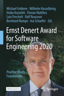 Image for Ernst Denert Award for Software Engineering 2020 : Practice Meets Foundations