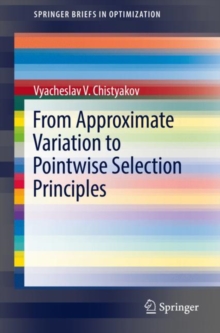 Image for From Approximate Variation to Pointwise Selection Principles