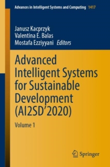 Image for Advanced Intelligent Systems for Sustainable Development (AI2SD’2020)