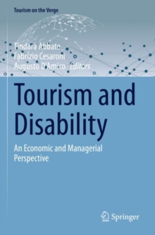 Image for Tourism and disability  : an economic and managerial perspective