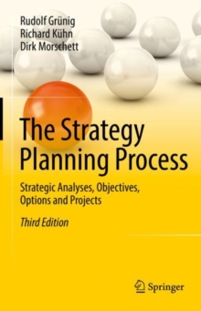 Image for The strategy planning process  : strategic analyses, options and projects