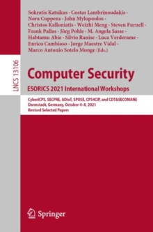 Image for Computer Security. ESORICS 2021 International Workshops