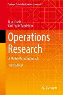 Image for Operations Research: A Model-Based Approach
