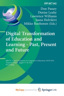 Image for Digital Transformation of Education and Learning - Past, Present and Future