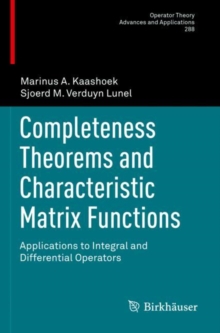 Image for Completeness Theorems and Characteristic Matrix Functions