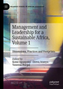 Image for Management and leadership for a sustainable AfricaVolume 1,: Dimensions, practices and footprints