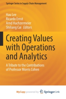 Image for Creating Values with Operations and Analytics