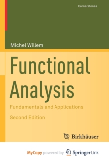 Image for Functional Analysis : Fundamentals and Applications