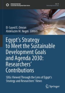 Image for Egypt's strategy to meet the Sustainable Development Goals and Agenda 2030  : researchers' contributions